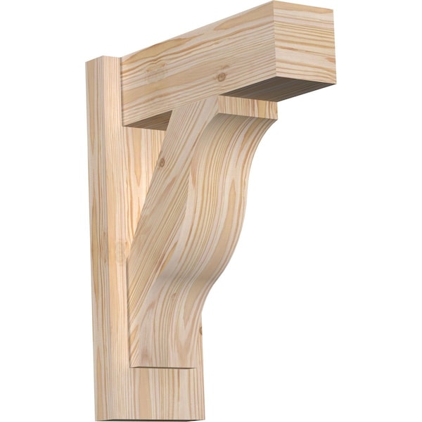 Ekena Millwork Funston Block Smooth Outlooker, Douglas Fir, 5 1/2"W x 14"D x 18"H OUT06X14X18FST05SDF - main